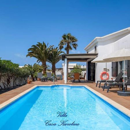 Villa Casa Karoline With A Sunny Terrace, Heated Pool, Comfort And Privacy In A Quiet Neighborhood Playa Blanca  Exterior foto